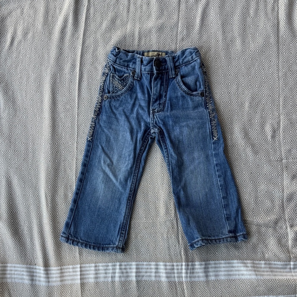 Wrangler 3t Blue Denim Kids Jeans